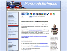 Tablet Screenshot of marknadsforing.se